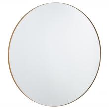 Quorum 10-42-21 - 42" ROUND MIRROR - GLD