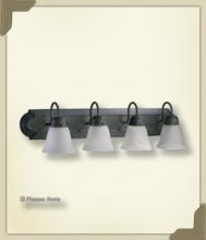 Quorum 5094-6-144 - CAMPBELL 6LT VNTY W/ FAUX ALAB -TS