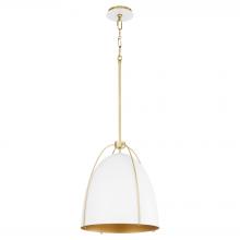 Quorum 860-1-0880 - JAMIE 15" 1LT PENDANT - SW/AGB