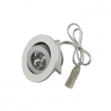 Diode Led DI-SPOT-RG30-45-BA - SPOTMOD LED Mini Recessed Gimbal - 12V, 45 Degree, 3000K, 82 CRI, Brushed Alumin
