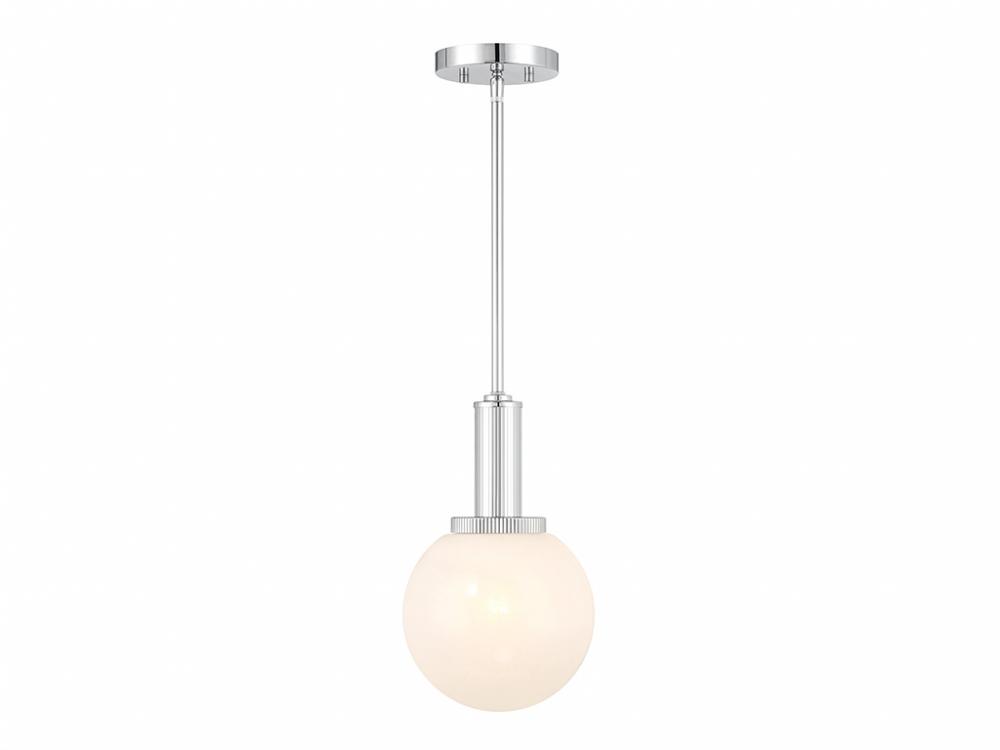 1-Light Pendant in Chrome