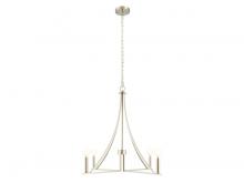 Savoy House Meridian M100141BN - 4-Light Chandelier in Brushed Nickel