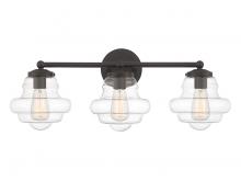 Savoy House Meridian M80073ORB - 3-Light Bathroom Vanity Light in Oil Rubbed Bronze