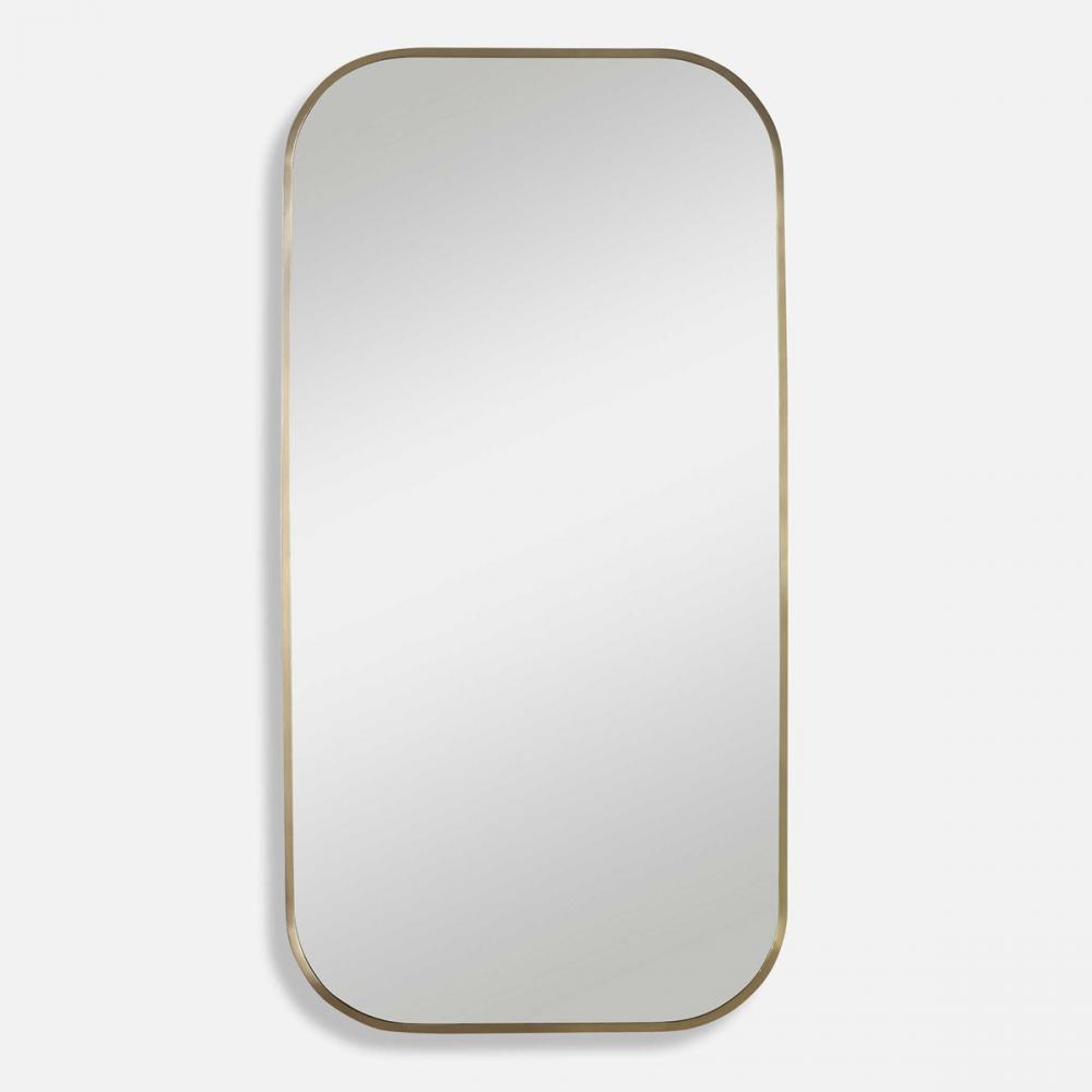 Uttermost Taft Plated Brass Mirror