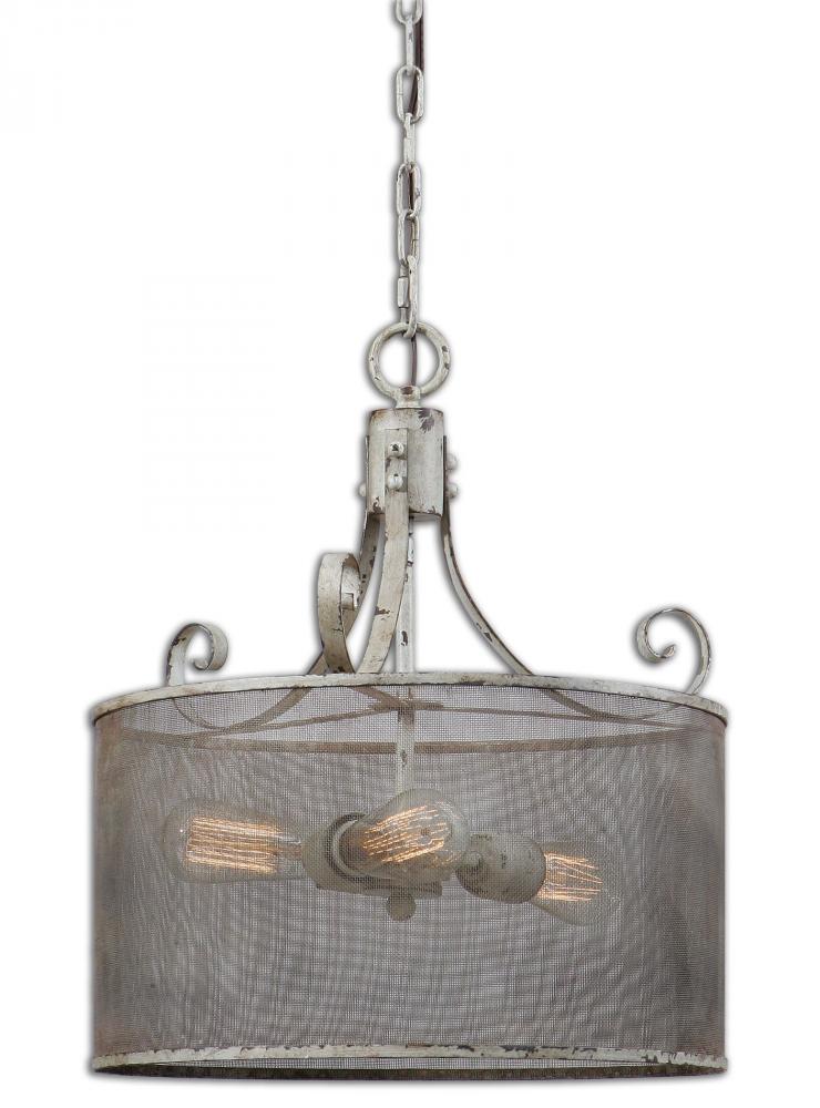Uttermost Pontoise 3 Light Drum Pendant