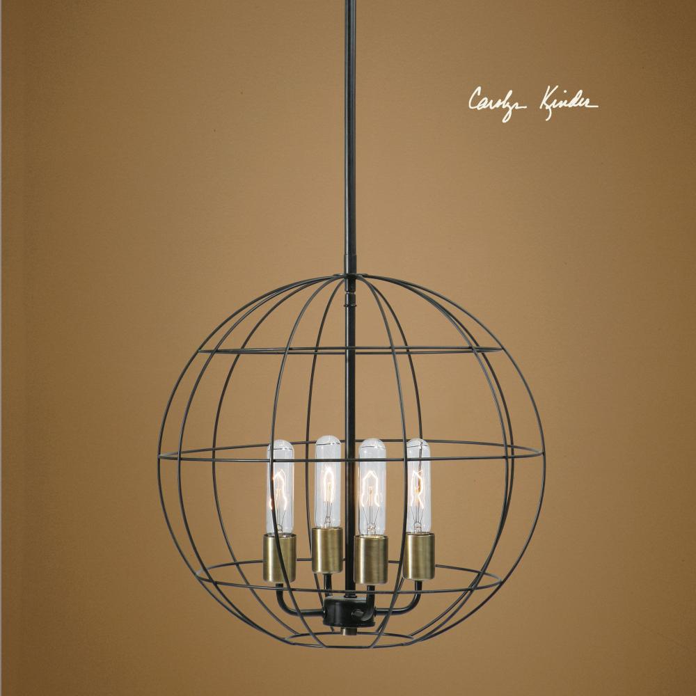 Uttermost Palla 4 Light Sphere Pendant