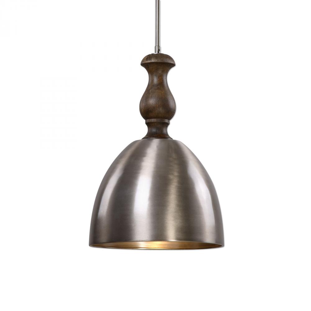 Uttermost Luna 1 Light Aluminum Mini Pendant