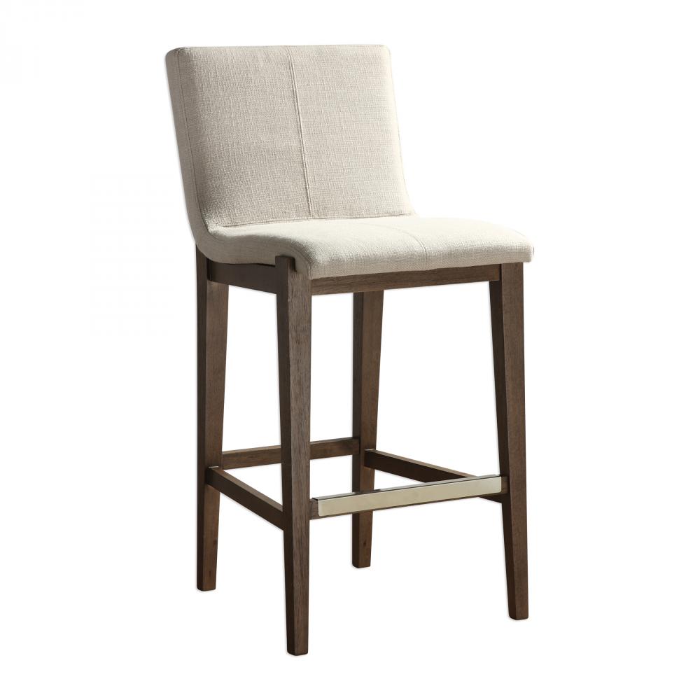 Uttermost Klemens Linen Bar Stool