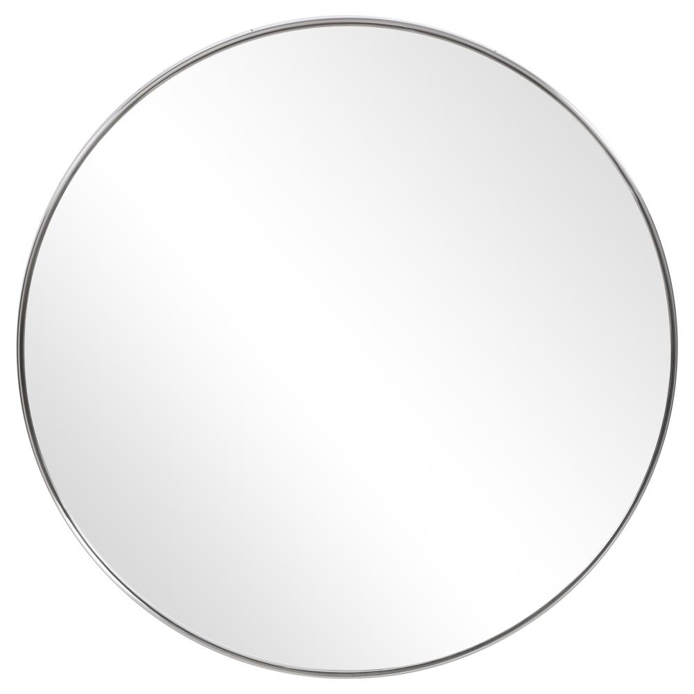 Uttermost Coulson Nickel Round Mirror