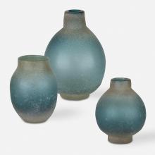 Uttermost 18844 - Uttermost Mercede Weathered Blue-Green Vases Set/3