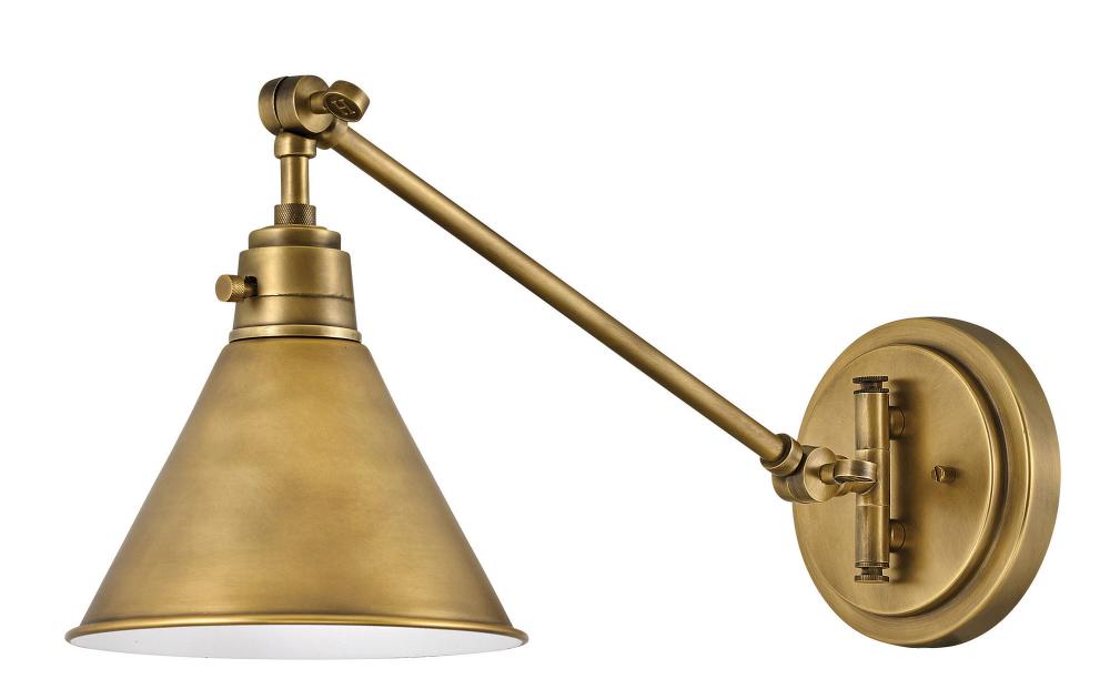 Medium Swing Arm Single Light Sconce
