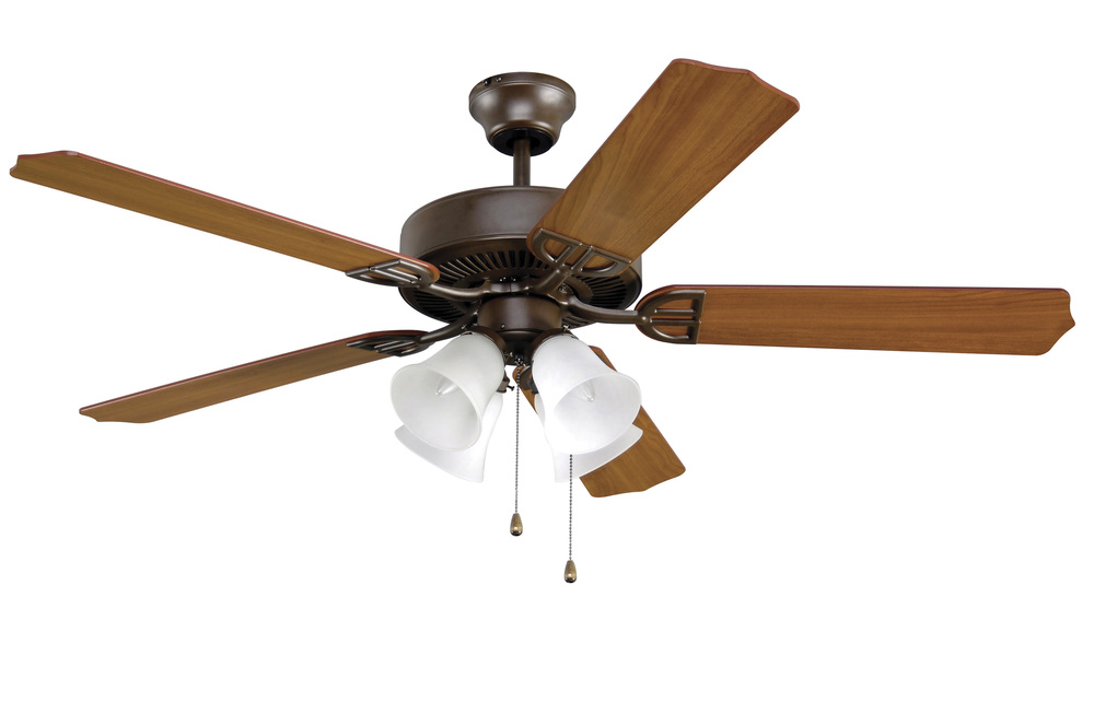 Aire Decor - 52 inch-OB with Frosted Four Shade Glass