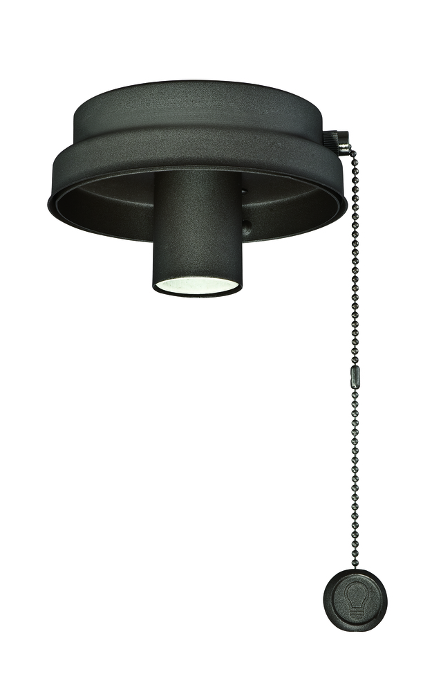 Ceiling Fan Low Profile Light Kit Fitter - Matte