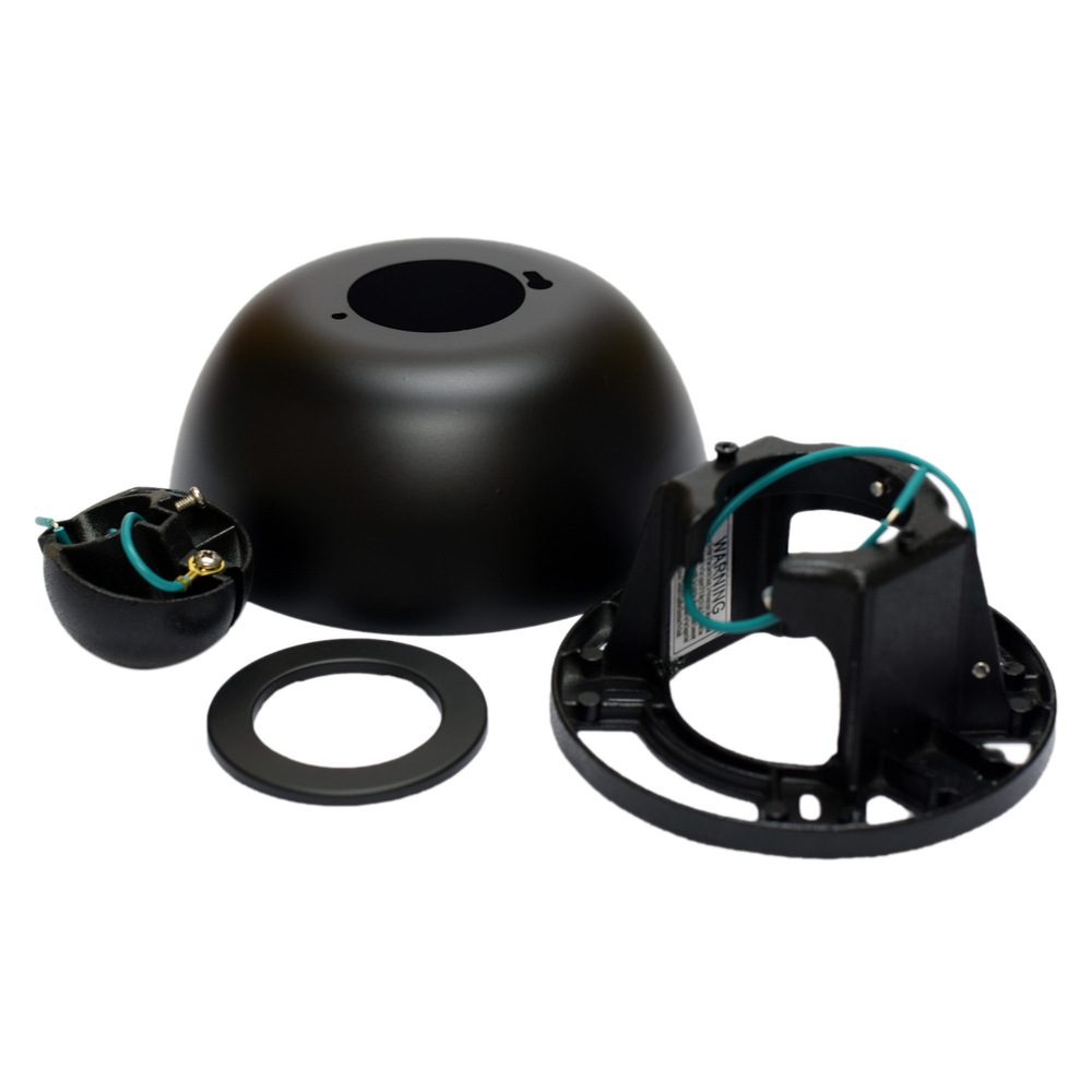 Ceiling Fan Sloped Ceiling Kit - 1-inch - Black