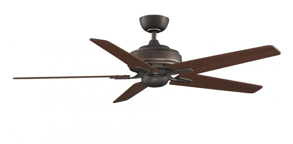 Keistone 60" Dc Fan: Bronze Accent, No Light