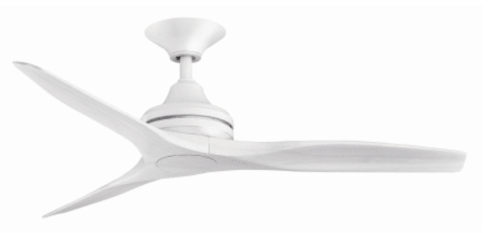 Spitfire Indoor/Outdoor Ceiling Fan AC Motor- Matte White