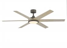 Fanimation FPD6605AGP - Brawn 64 inch Indoor/Outdoor Ceiling Fan with LED CCT Select Light Kit