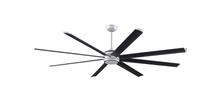 Fanimation MAD7993SLW - Stellar 84 Ceiling Fan Indoor DC Motor - Silver with Black Accents