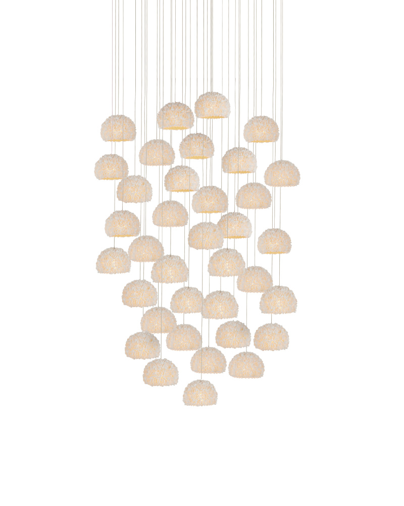 Virtu 36-Light Round Multi-Drop Pendant