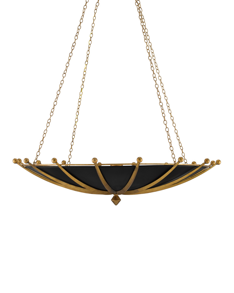 Fontaine Black & Gold Chandelier
