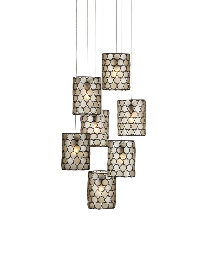 Regatta 7-Light Round Multi-Drop Pendant
