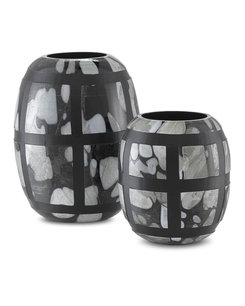 Schiappa Glass Vases Set of 2