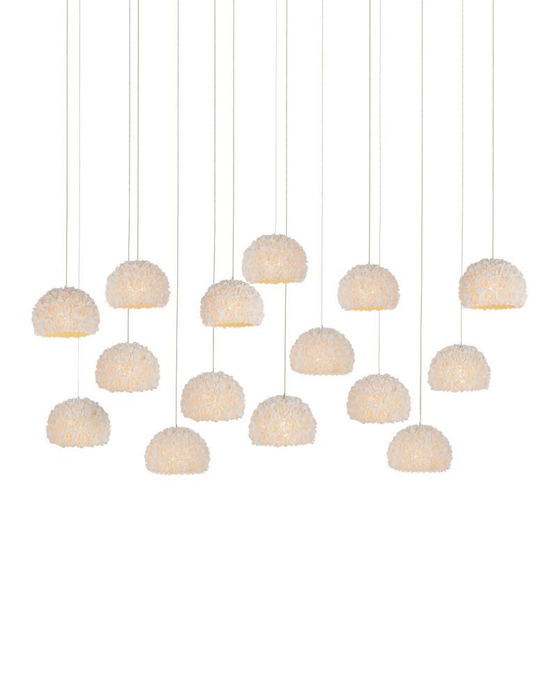 Virtu 15-Light Linear Multi-Drop Pendant