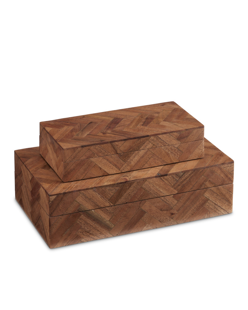 Alfeo Wood Box Set of 2