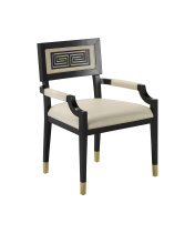 Currey 7000-0322 - Artemis Leather Armchair, Milk