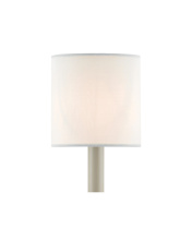 Currey 0455 - White Cotton Drum Chandelier Shade