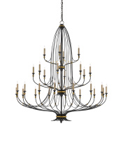 Currey 9000-0213 - Folgate Grande Black Chandelier