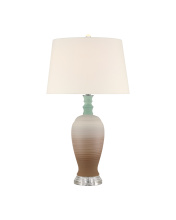 Currey 6000-1024 - Happy 80's Brown & Pale Blue Table Lamp