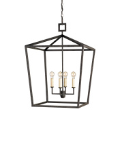 Currey 9872 - Denison Large Black Lantern