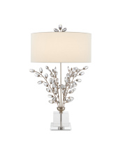 Currey 6000-0727 - Forget-Me-Not Silver Table Lamp