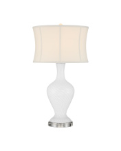 Currey 6000-1009 - Zeta White Table Lamp