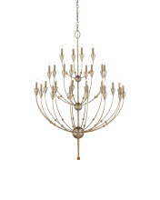 Currey 9159 - Paradox Silver Chandelier