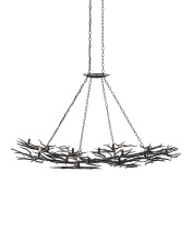 Currey 9007 - Rainforest Large Bronze Chandelier