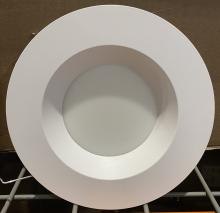 Affinity DAT-3K56-SMWH - 3K LED trim 5"- 6" adjustable, smooth, white