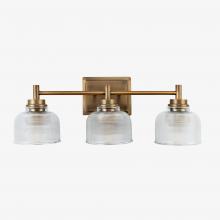 Affinity KV3-AB-ARCH - Karen 3 light vanity, brass, Archie