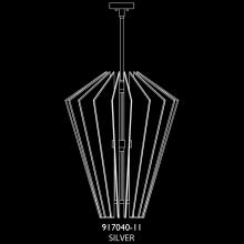 Fine Art Handcrafted Lighting 917040-11ST - Newton 28"W Round Pendant